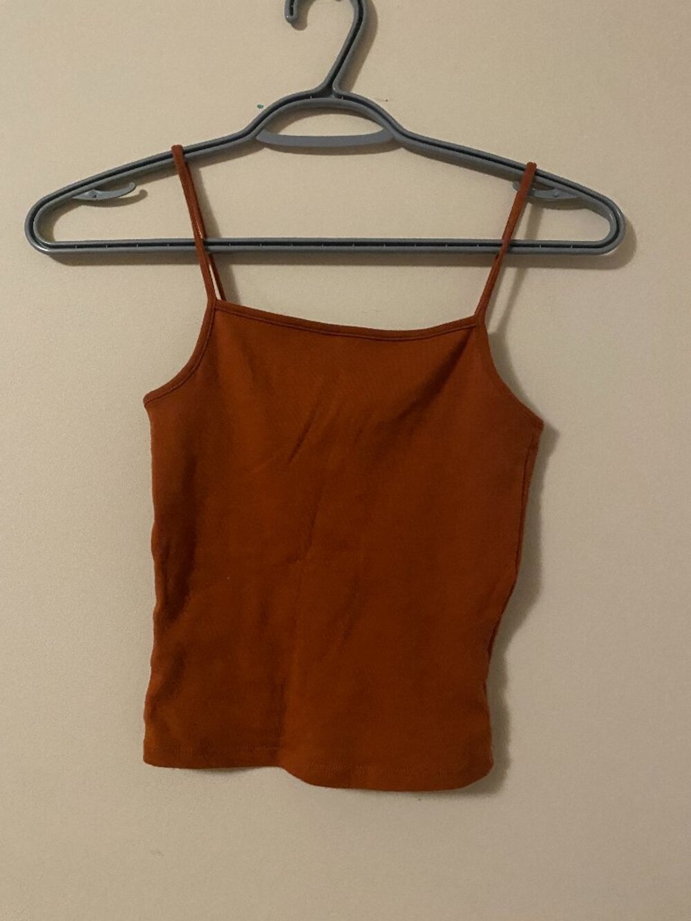 burnt orange tank top